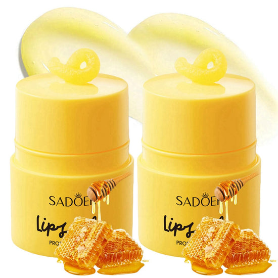 2pcs Honey Lip Butter, Hydrating Lip Balm & Overnight Mask